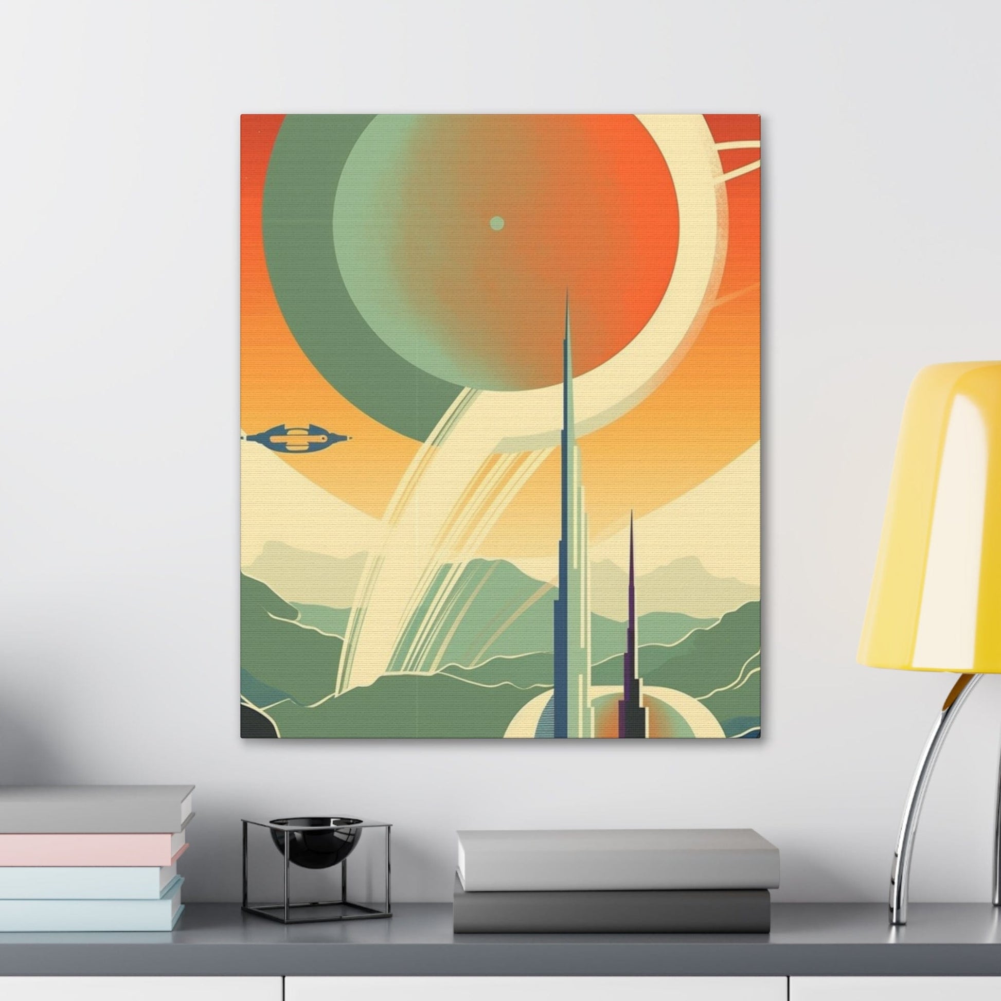 Canvas 20″ x 24″ / 1.25" Vintage Space Station Canvas