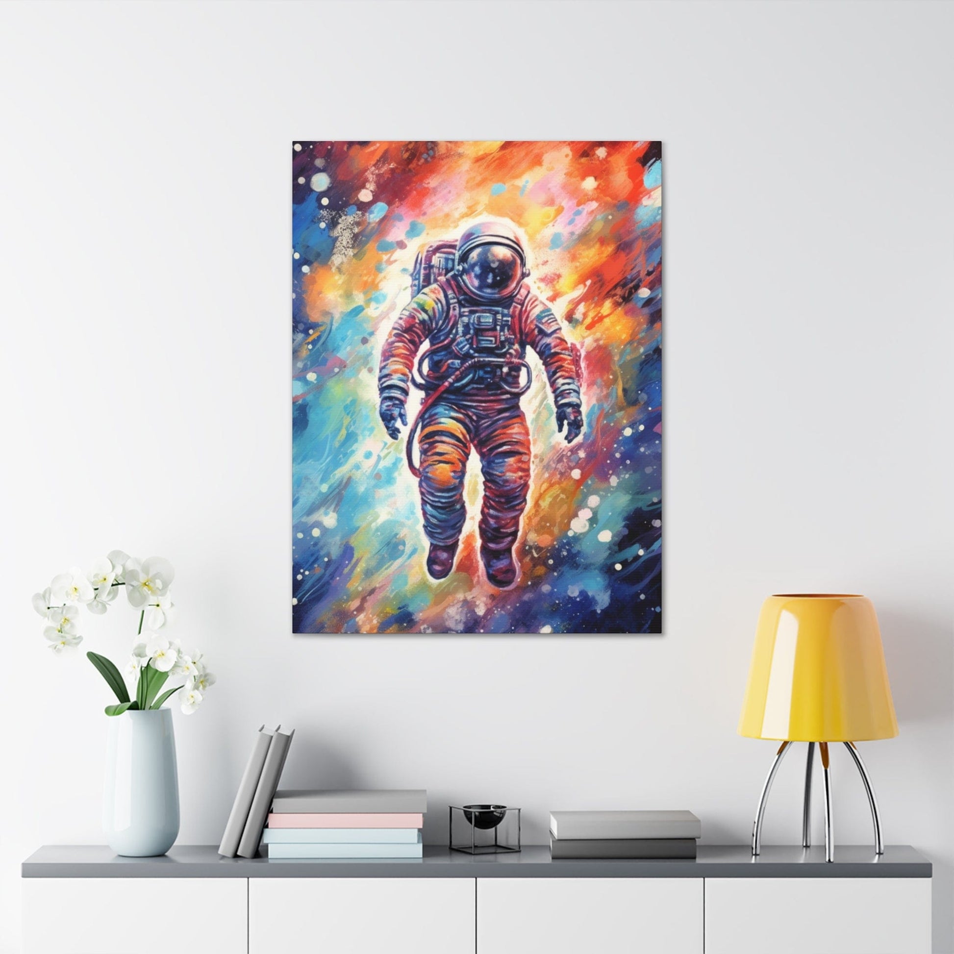 Canvas 30″ x 40″ / 1.25" Astronaut Graffiti Canvas