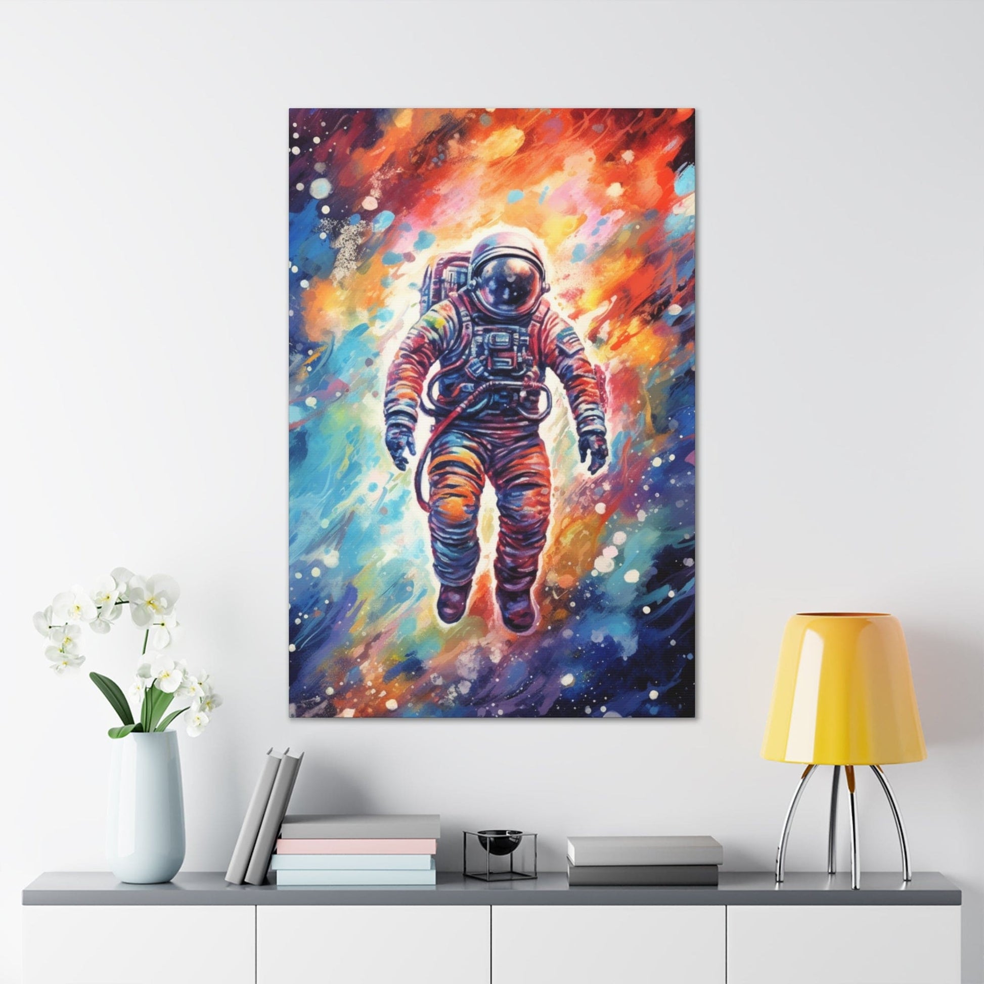 Canvas 32″ x 48″ / 1.25" Astronaut Graffiti Canvas