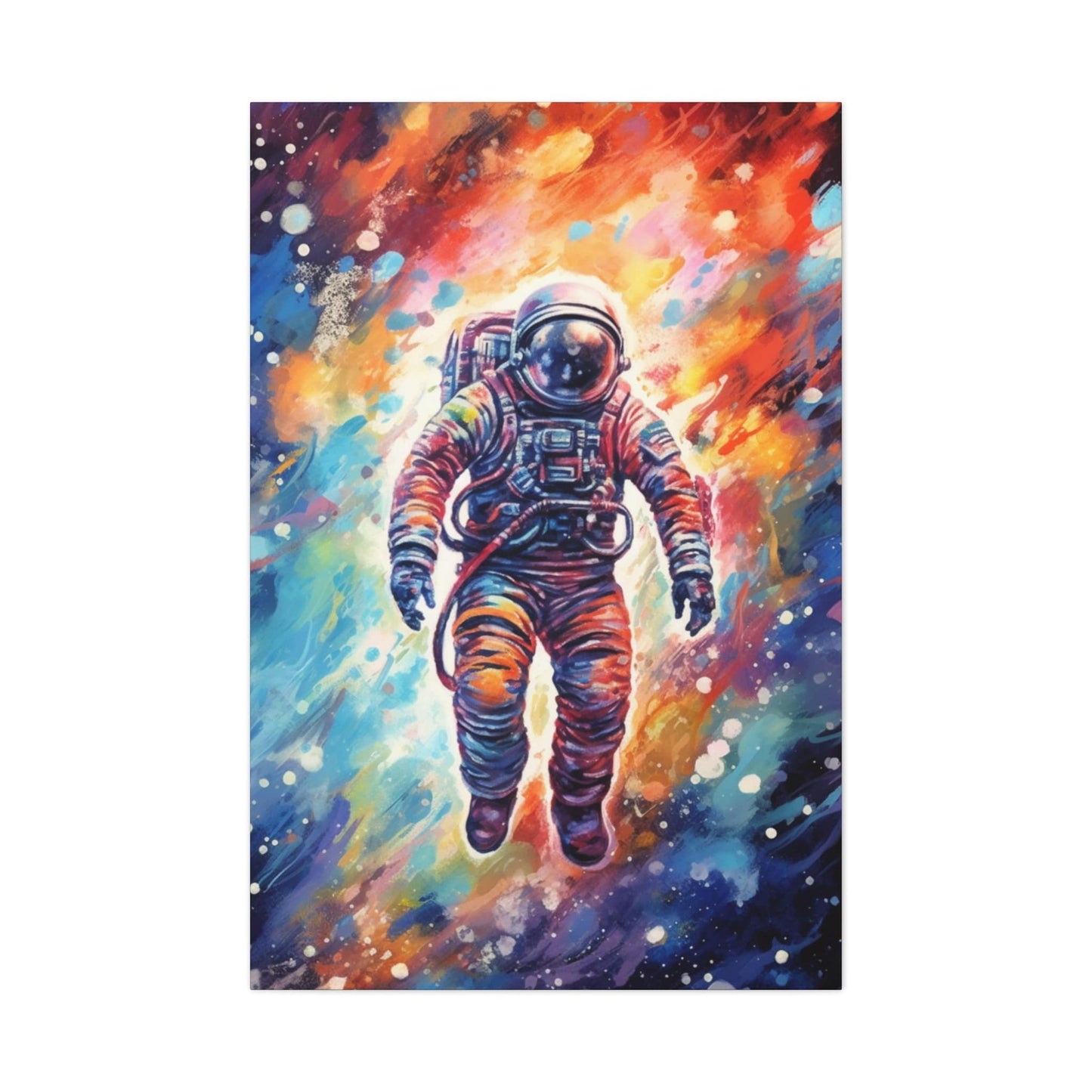 Canvas Astronaut Graffiti Canvas