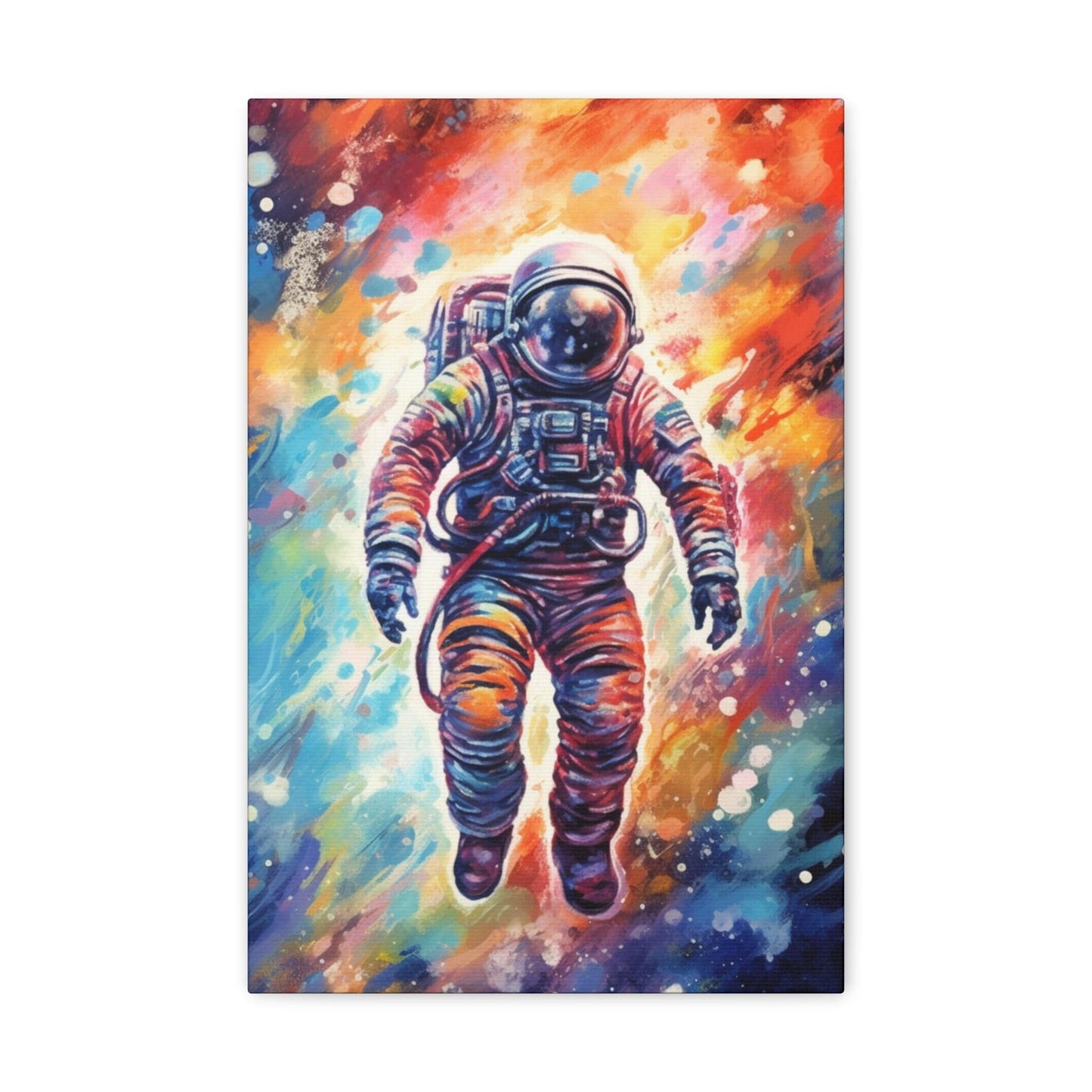 Canvas Astronaut Graffiti Canvas