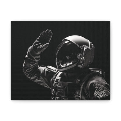 Canvas Astronaut Salute Canvas Print