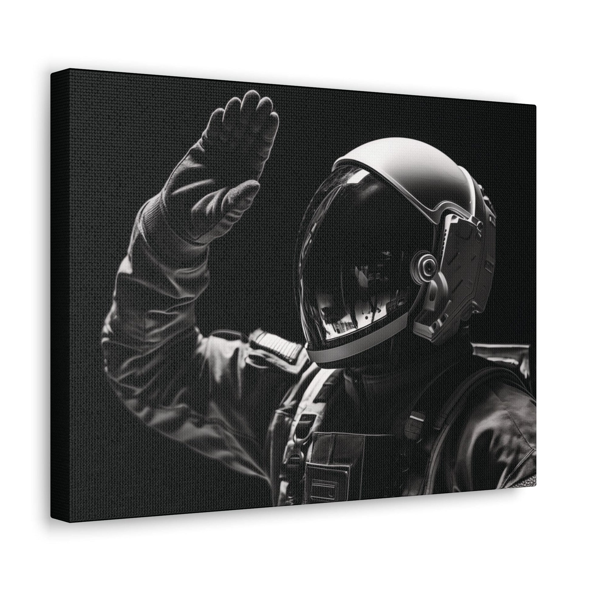 Canvas Astronaut Salute Canvas Print