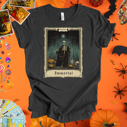 Immortal  - Aquarius Tarot Card T-Shirt - Halloween Limited Edition