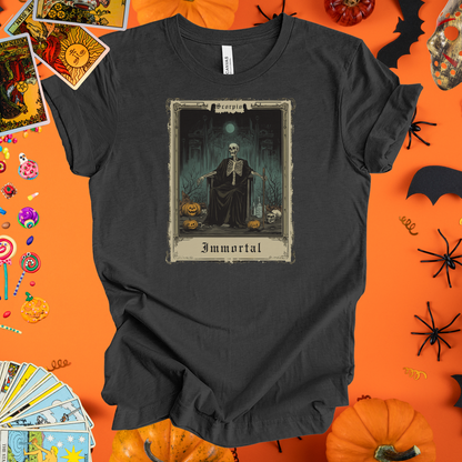 Immortal - Scorpio Tarot Card T-Shirt - Halloween Limited Edition