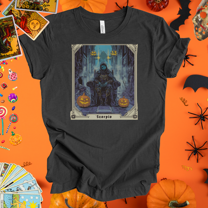 The Dark Visionary - Scorpio Tarot Card T-Shirt - Halloween Limited Edition