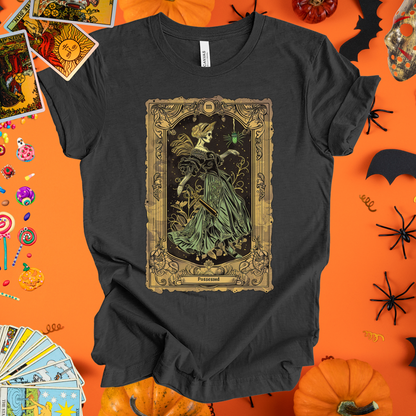 Possessed Maiden Tarot Card T-Shirt - Halloween Limited Edition