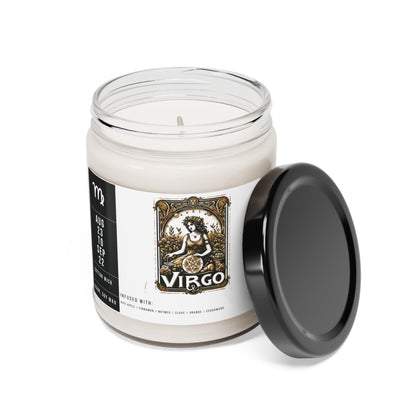 Home Decor Apple Harvest / 9oz Virgo Zodiac Scented Soy Candle Collection – Whisper of the Maiden