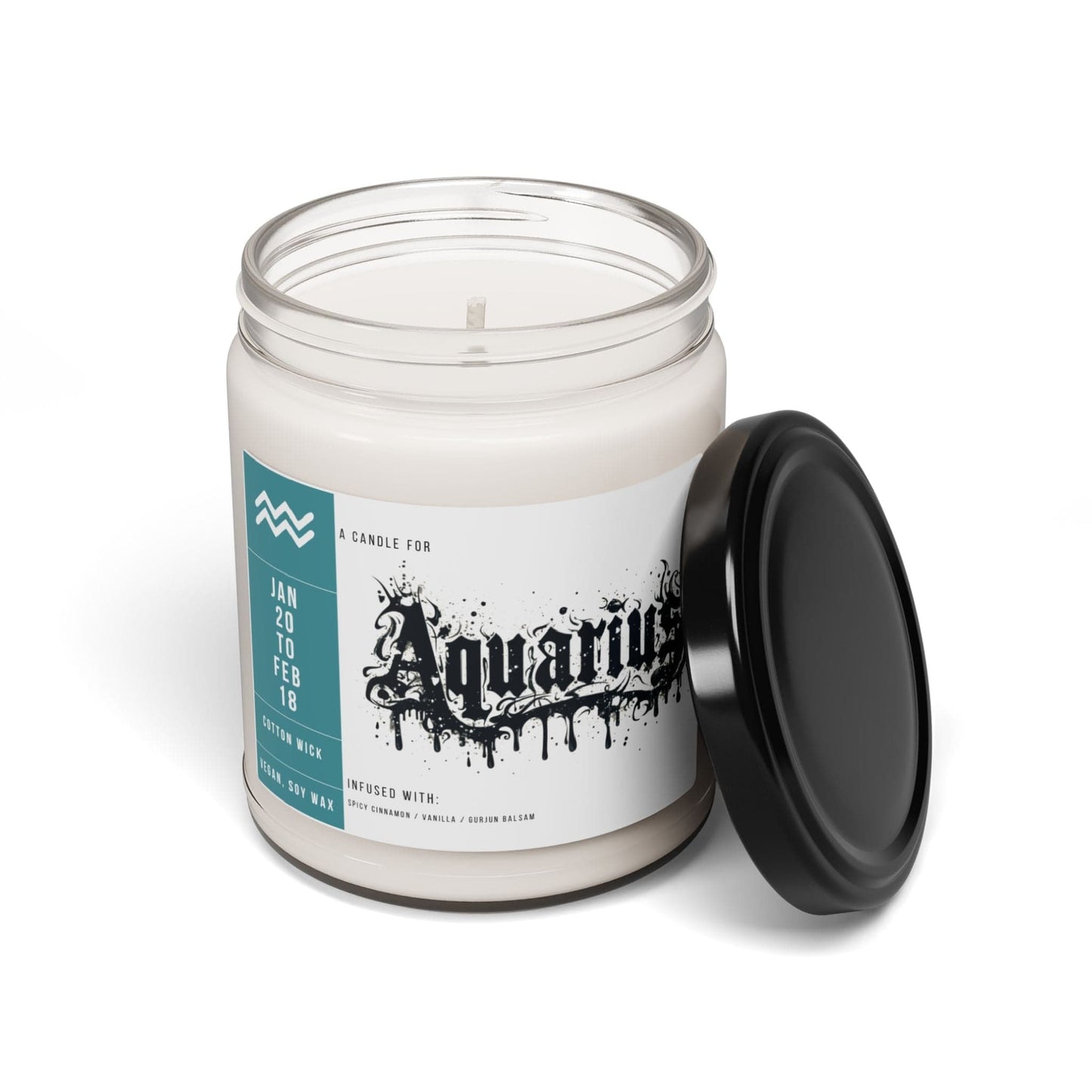 Home Decor Aquarius Zodiac Scented Soy Candle Collection – Enlightening Auras