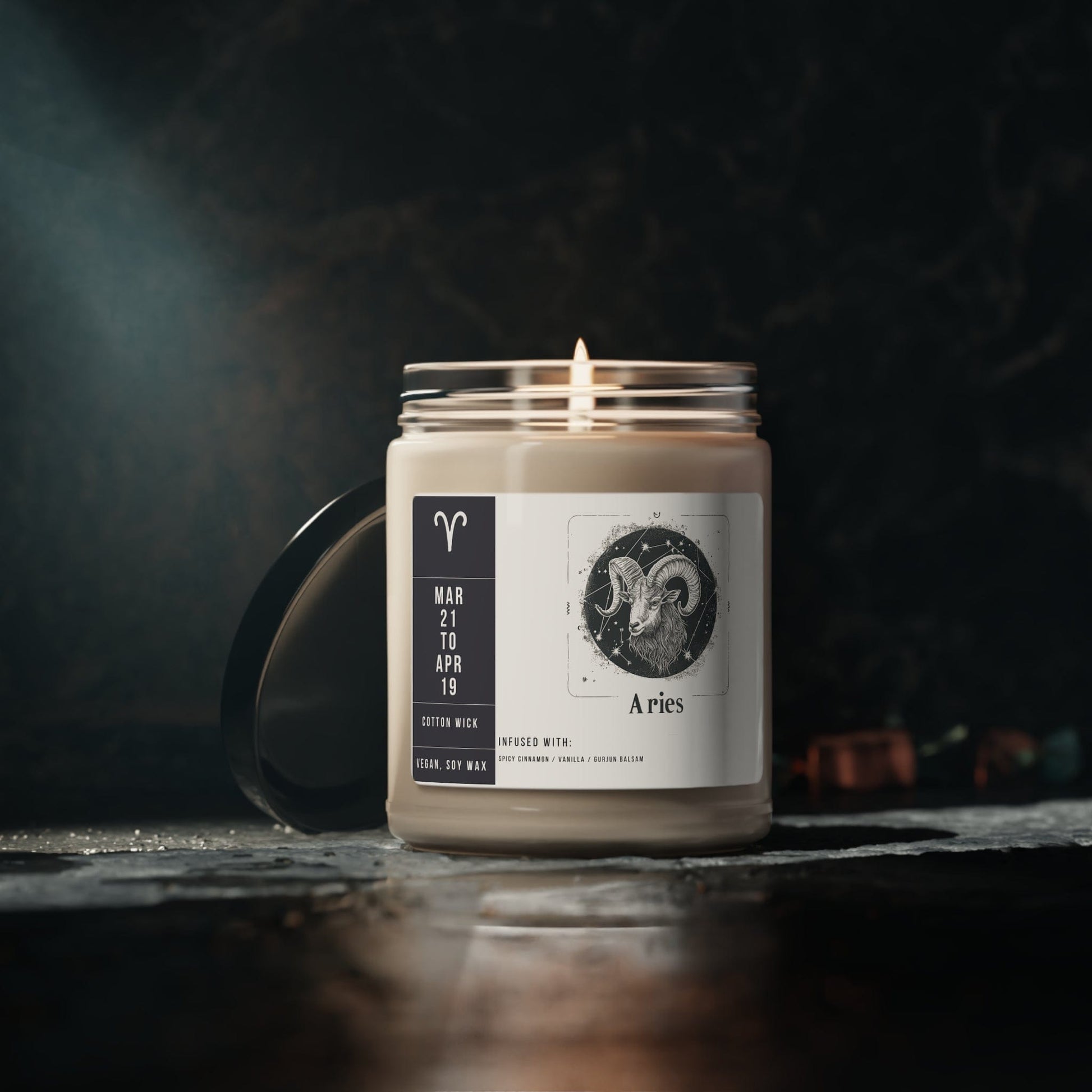 Home Decor Aries Zodiac Scented Soy Candle Collection – Blaze of the Ram
