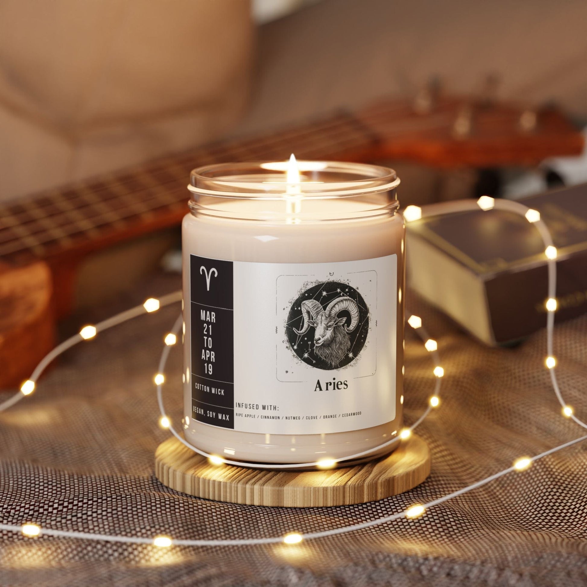 Home Decor Aries Zodiac Scented Soy Candle Collection – Blaze of the Ram