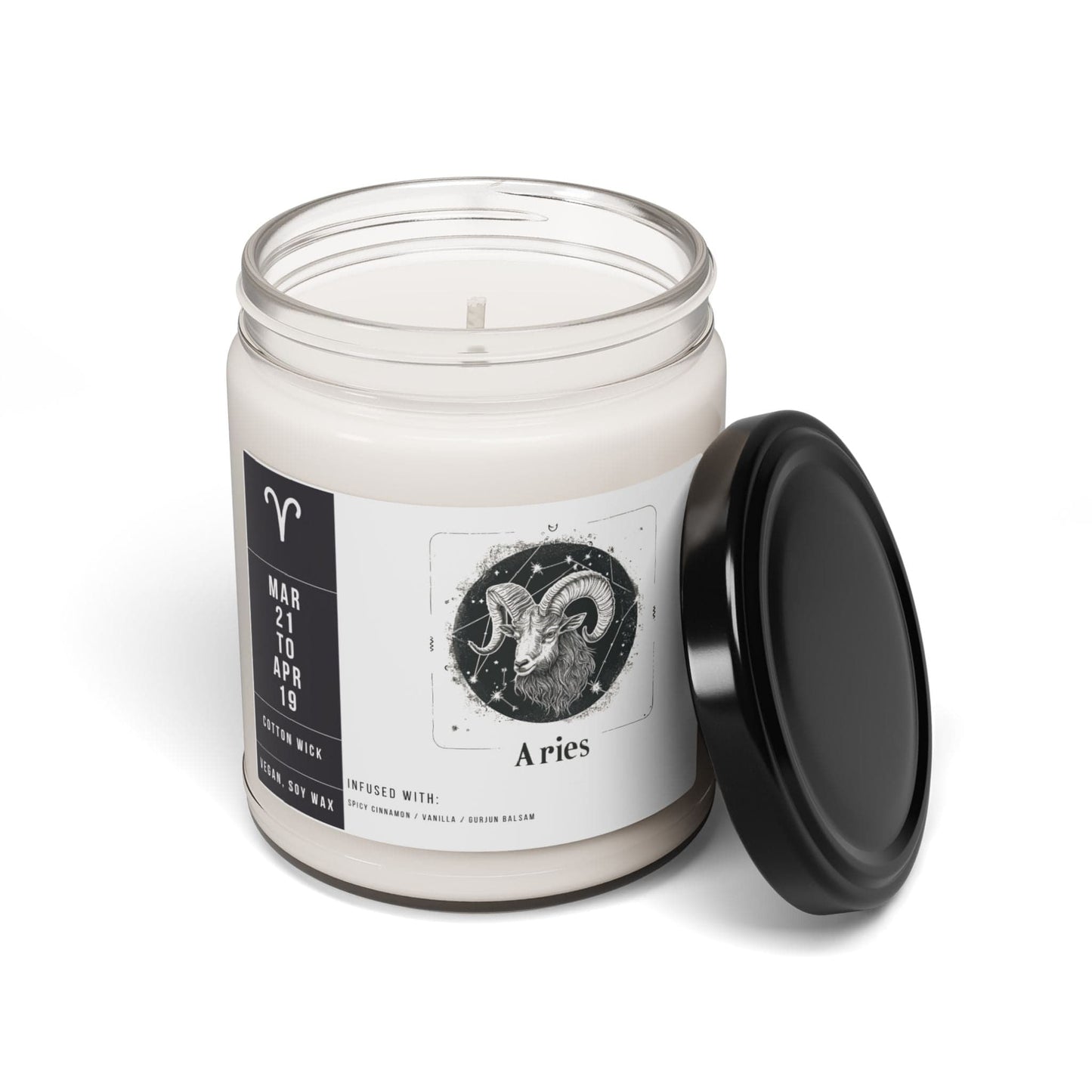 Home Decor Aries Zodiac Scented Soy Candle Collection – Blaze of the Ram