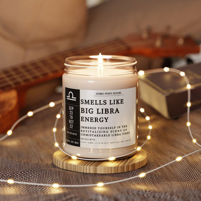 Home Decor Big Libra Energy Candle – The Zodiac Collection