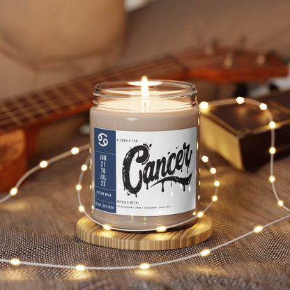 Home Decor Cancer Zodiac Scented Soy Candle Collection – Embrace of the Moonchild