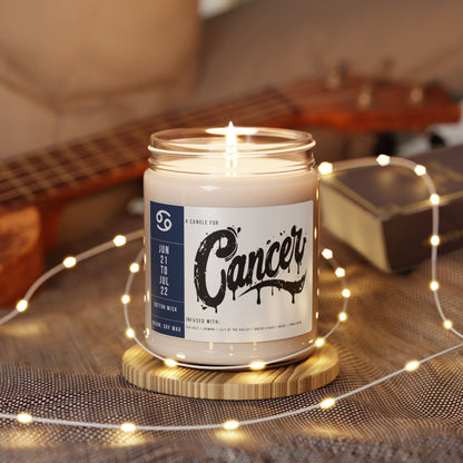 Home Decor Cancer Zodiac Scented Soy Candle Collection – Embrace of the Moonchild