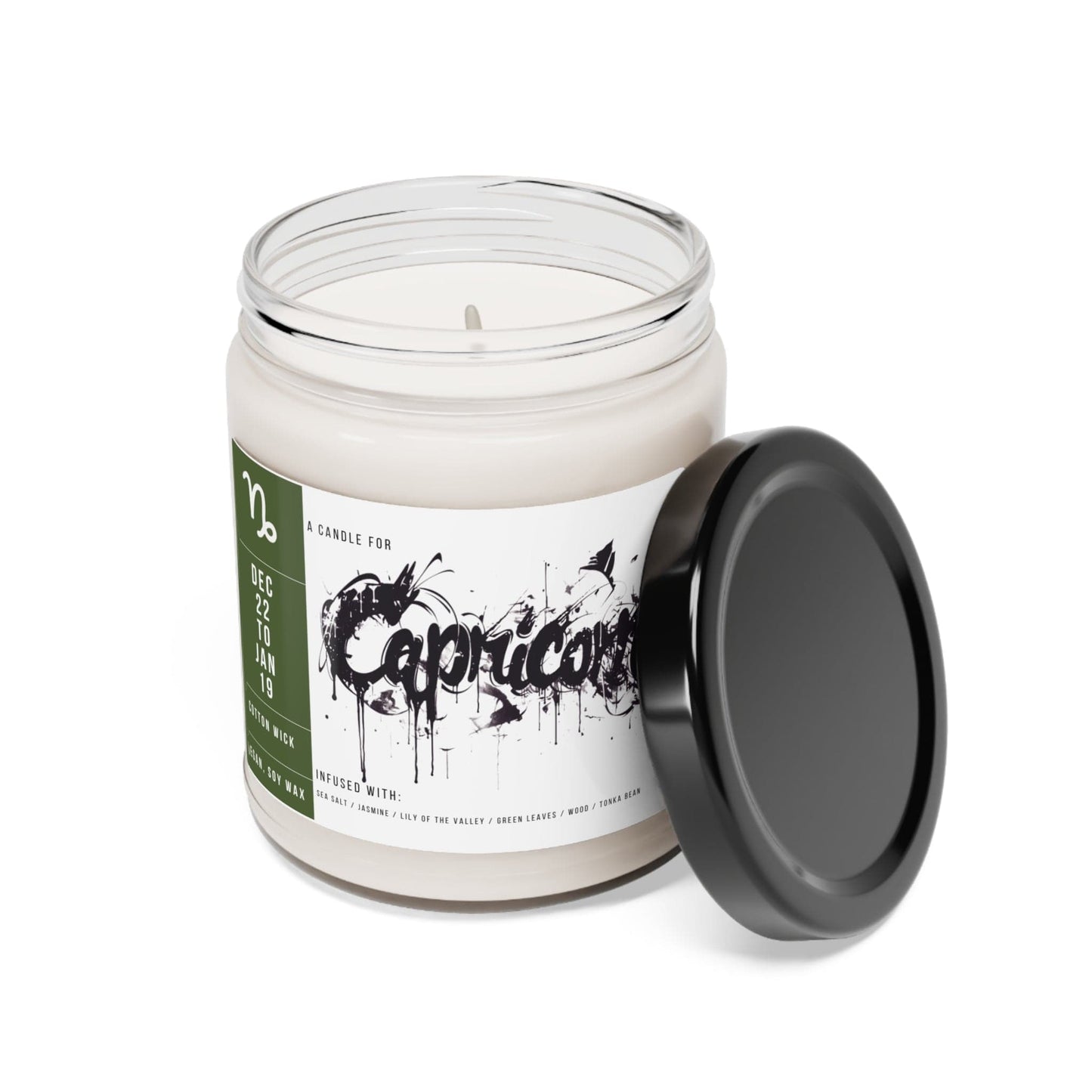 Home Decor Capricorn Zodiac Scented Soy Candle Collection – Steadfast Mountain