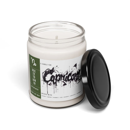 Home Decor Capricorn Zodiac Scented Soy Candle Collection – Steadfast Mountain