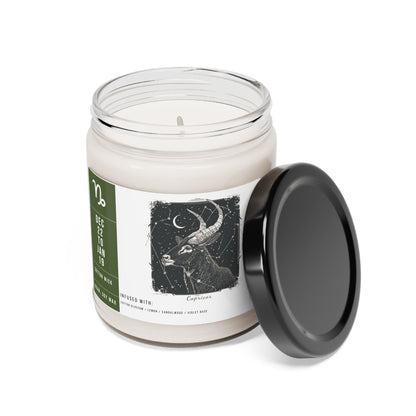 Home Decor Clean Cotton / 9oz Capricorn Zodiac Scented Soy Candle Collection – Summit of Ambition