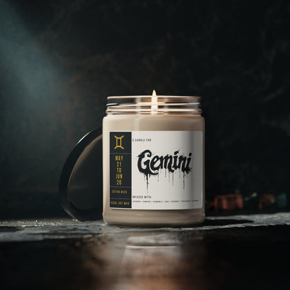 Home Decor Gemini Zodiac Scented Soy Candle Collection – Whispers of the Twins