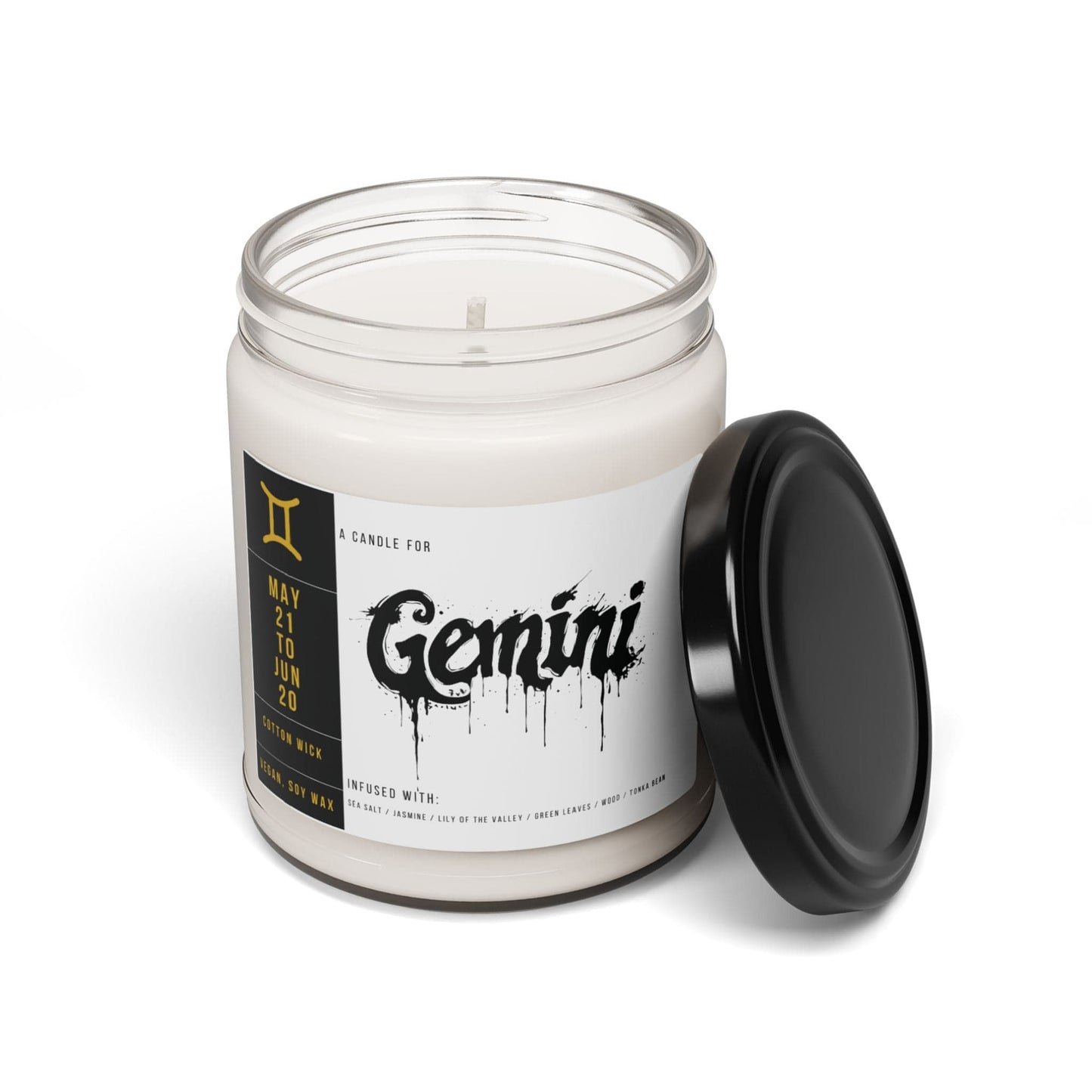 Home Decor Gemini Zodiac Scented Soy Candle Collection – Whispers of the Twins