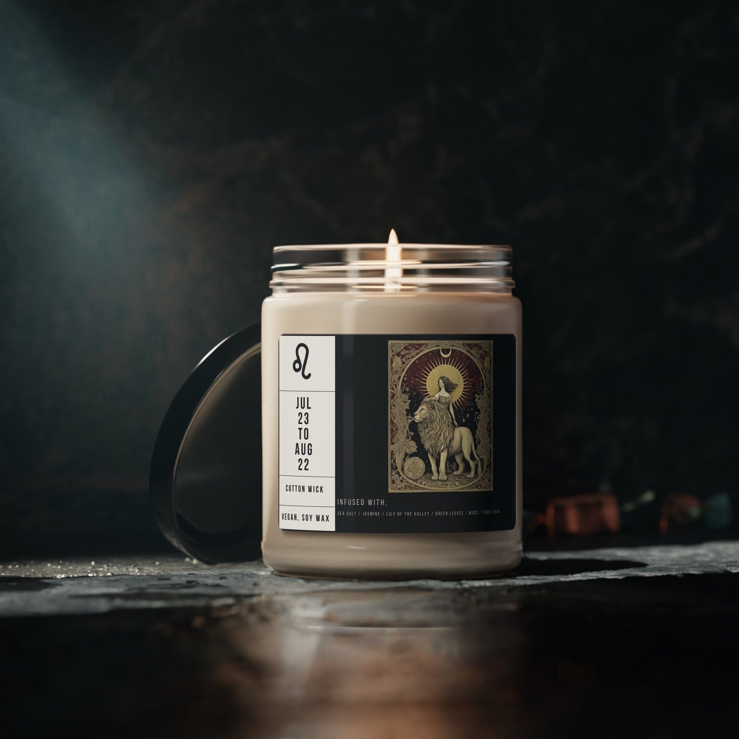 Home Decor Leo Zodiac Scented Soy Candle Collection – Majesty of the Sun