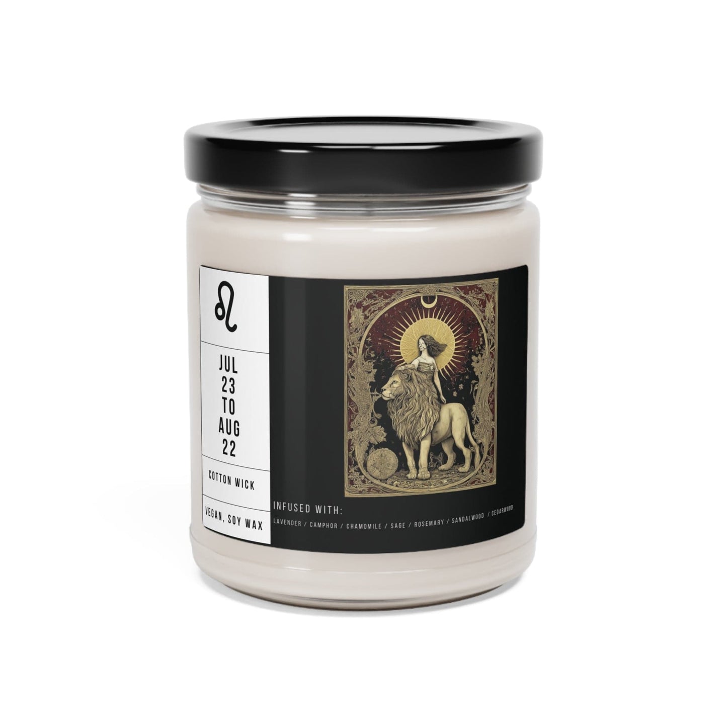 Home Decor Leo Zodiac Scented Soy Candle Collection – Majesty of the Sun