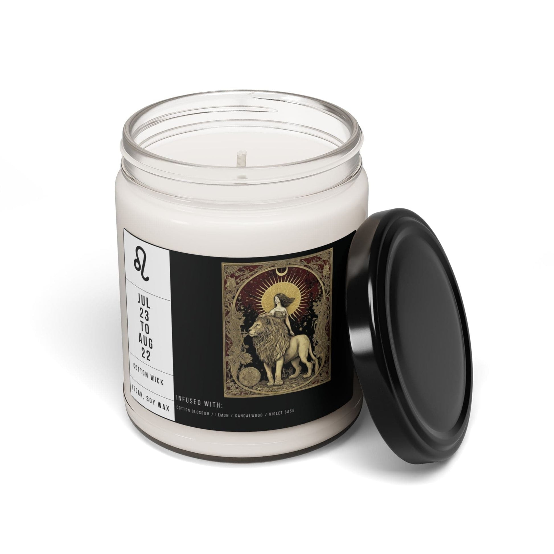 Home Decor Leo Zodiac Scented Soy Candle Collection – Majesty of the Sun