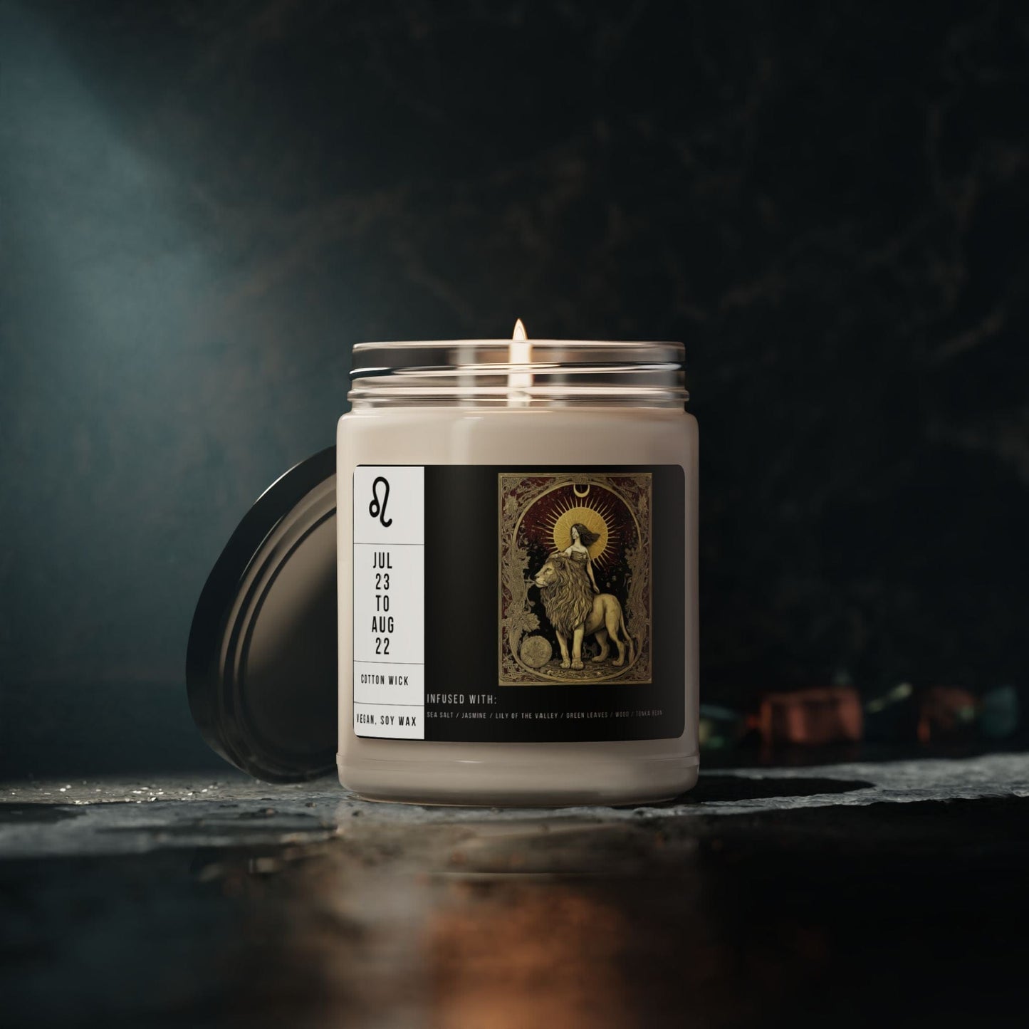 Home Decor Leo Zodiac Scented Soy Candle Collection – Majesty of the Sun