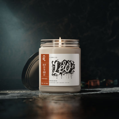 Home Decor Leo Zodiac Scented Soy Candle Collection – Radiance of the Lion