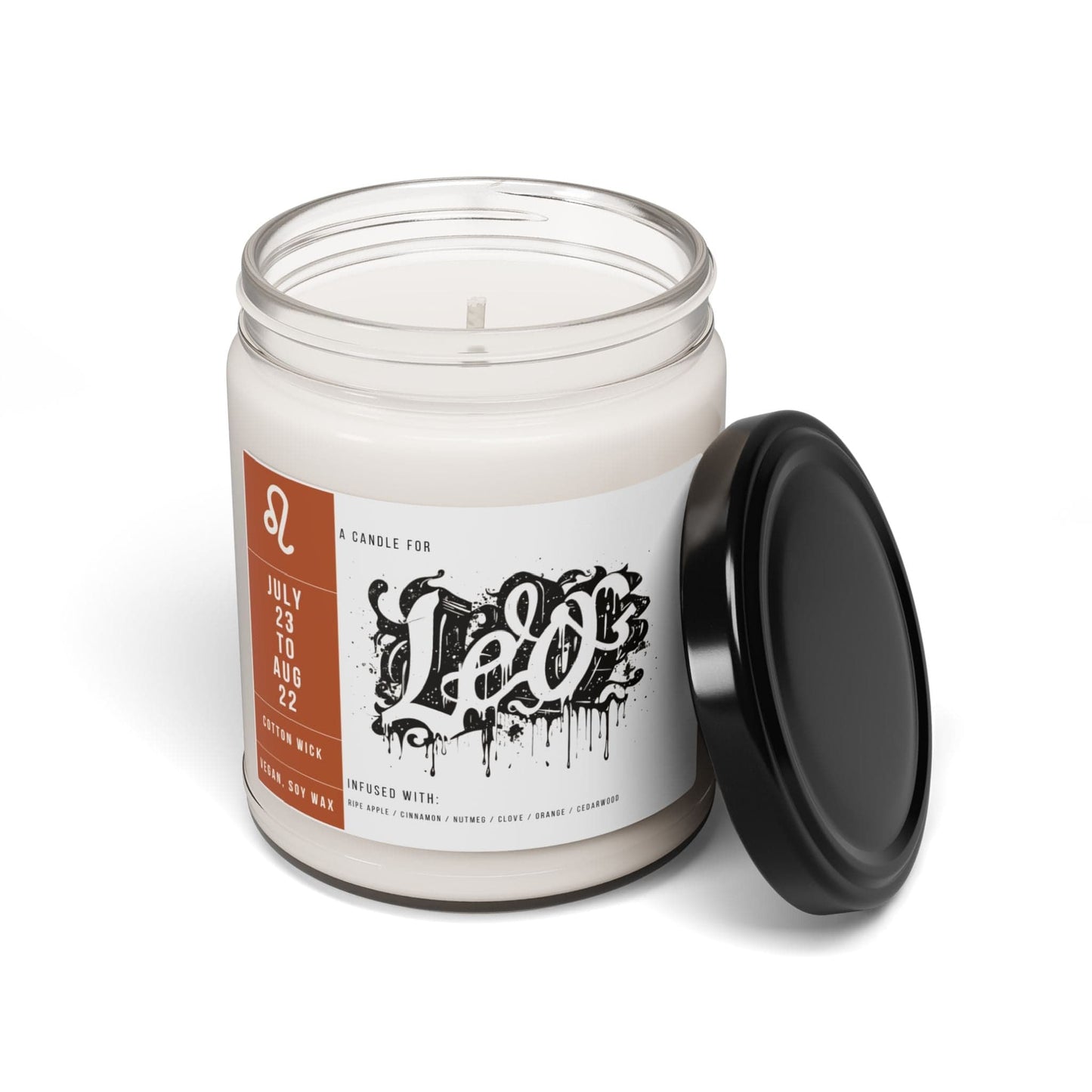 Home Decor Leo Zodiac Scented Soy Candle Collection – Radiance of the Lion