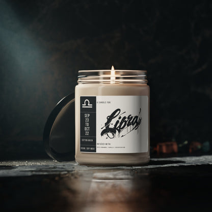 Home Decor Libra Zodiac Scented Soy Candle Collection – Harmony of the Scales