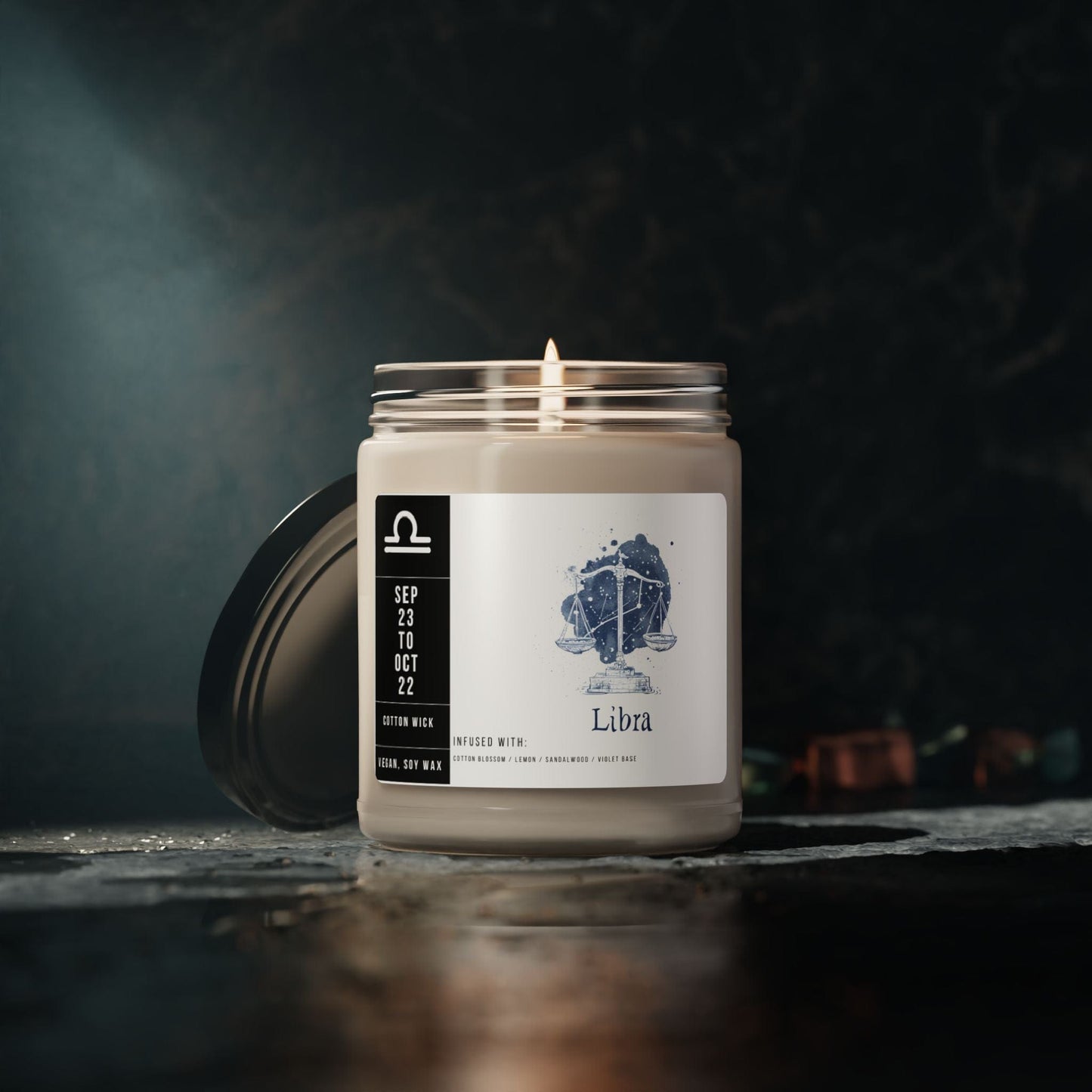 Home Decor Libra Zodiac Scented Soy Candle Collection – Harmony of the Scales