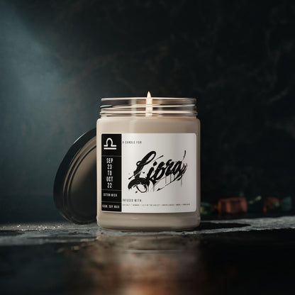 Home Decor Libra Zodiac Scented Soy Candle Collection – Harmony of the Scales