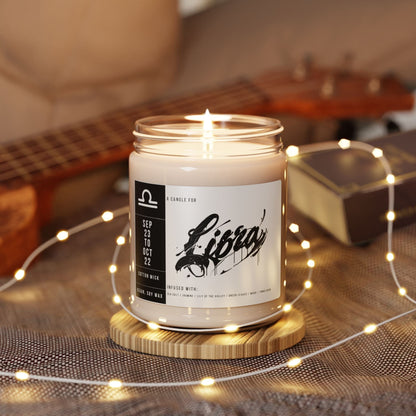 Home Decor Libra Zodiac Scented Soy Candle Collection – Harmony of the Scales