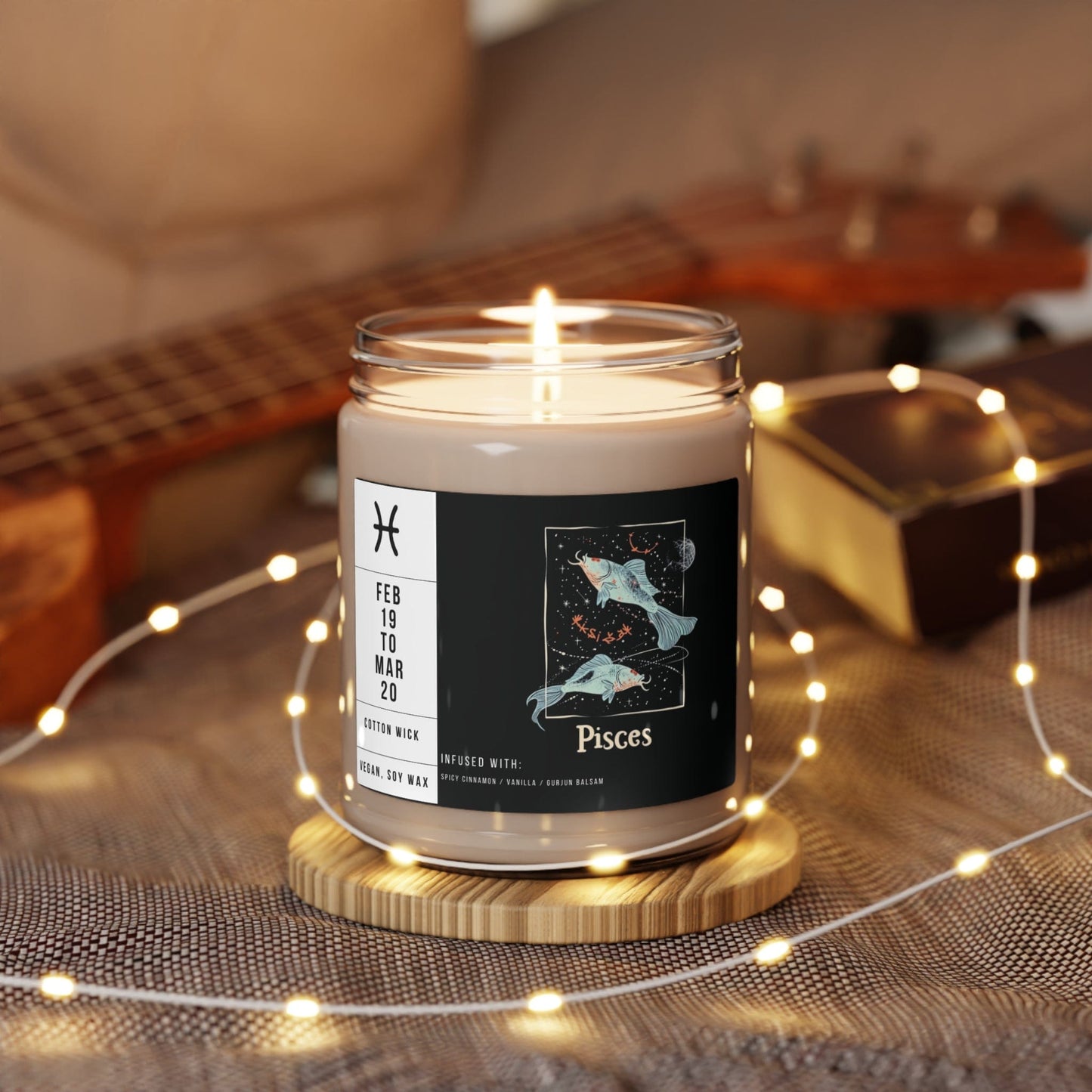Home Decor Pisces Zodiac Scented Soy Candle Collection – Depths of the Dreamer
