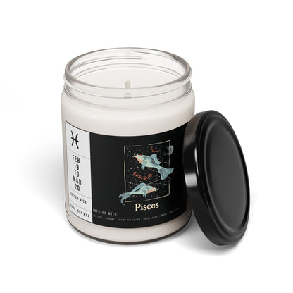 Home Decor Pisces Zodiac Scented Soy Candle Collection – Depths of the Dreamer