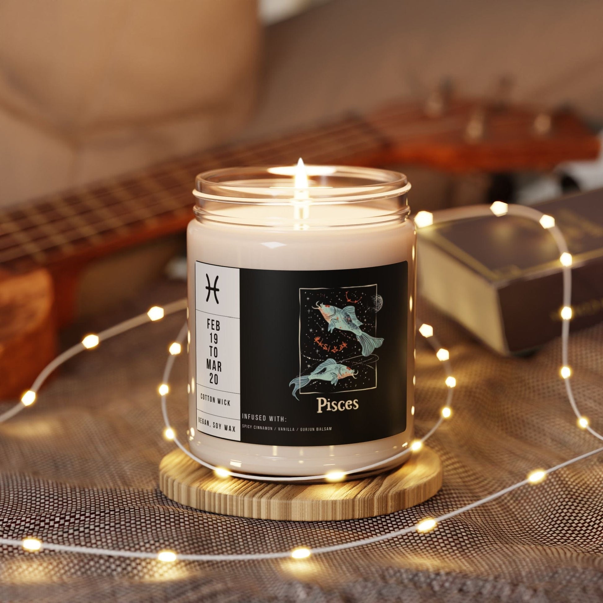 Home Decor Pisces Zodiac Scented Soy Candle Collection – Depths of the Dreamer