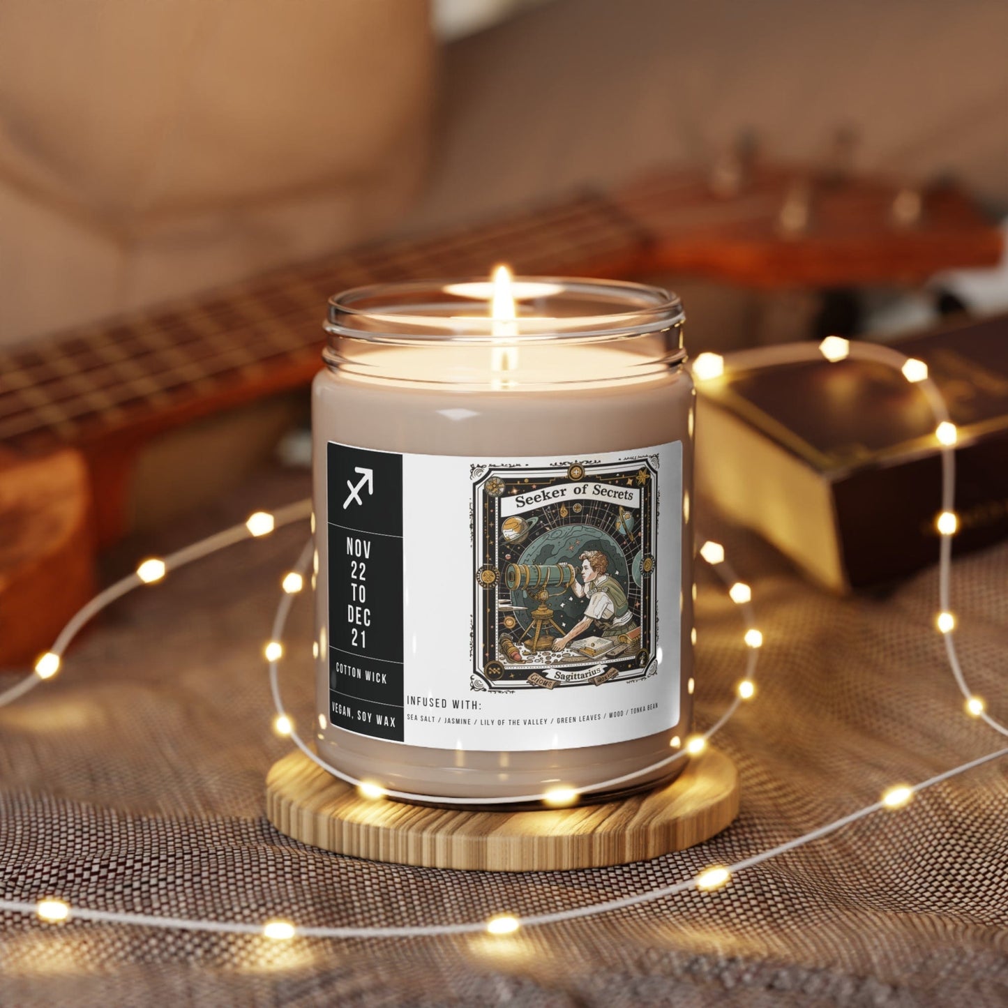 Home Decor Sagittarius Zodiac Scented Soy Candle Collection – Horizon of the Archer