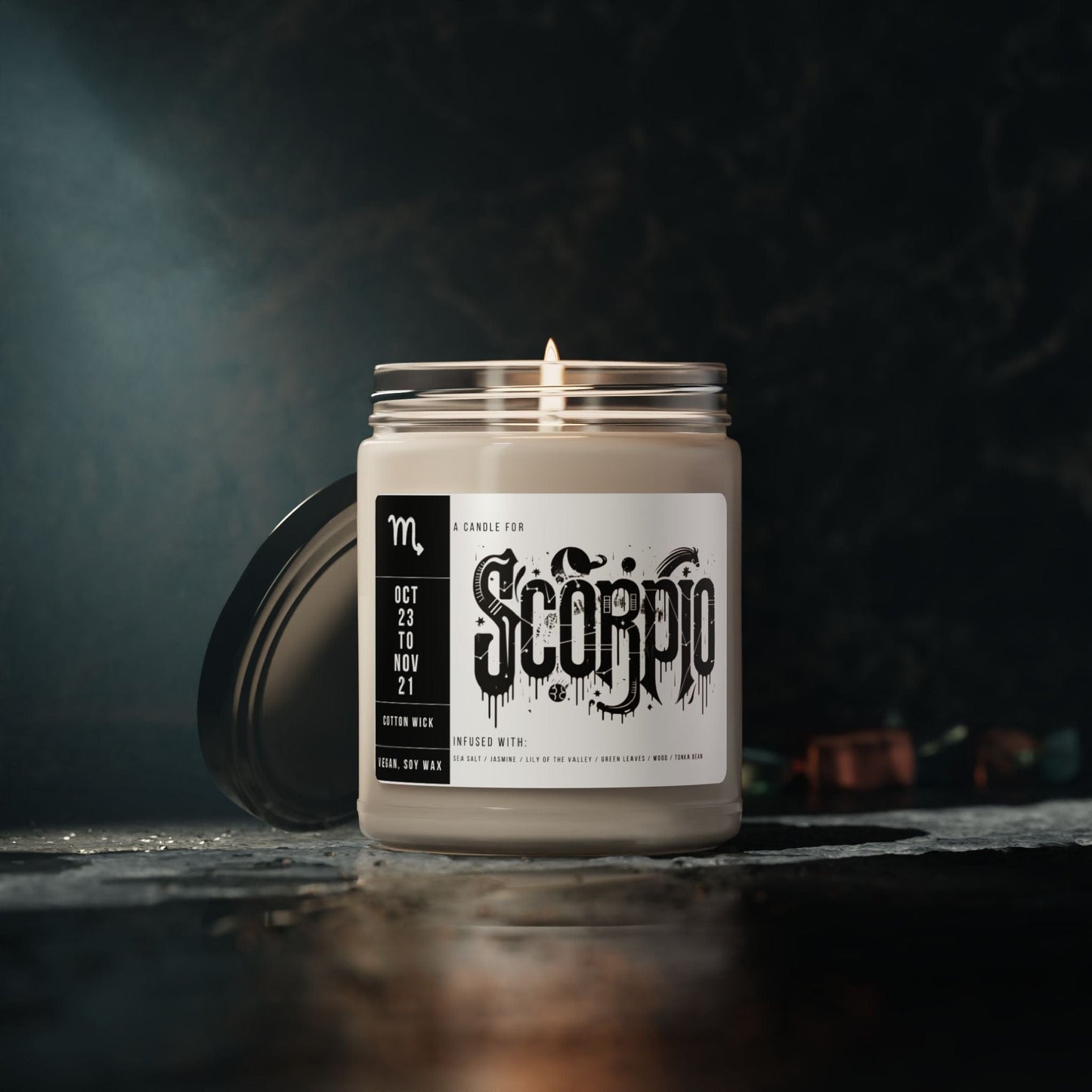 Home Decor Scorpio Zodiac Scented Soy Candle Collection – Mysteries of the Scorpion