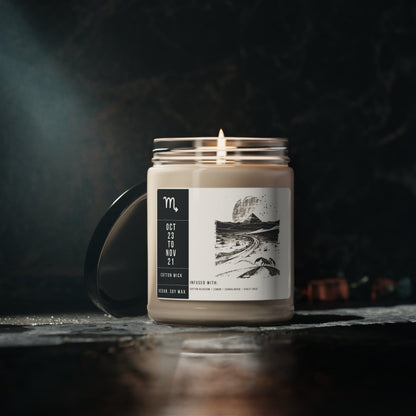 Home Decor Scorpio Zodiac Scented Soy Candle Collection – Shadows of the Scorpion