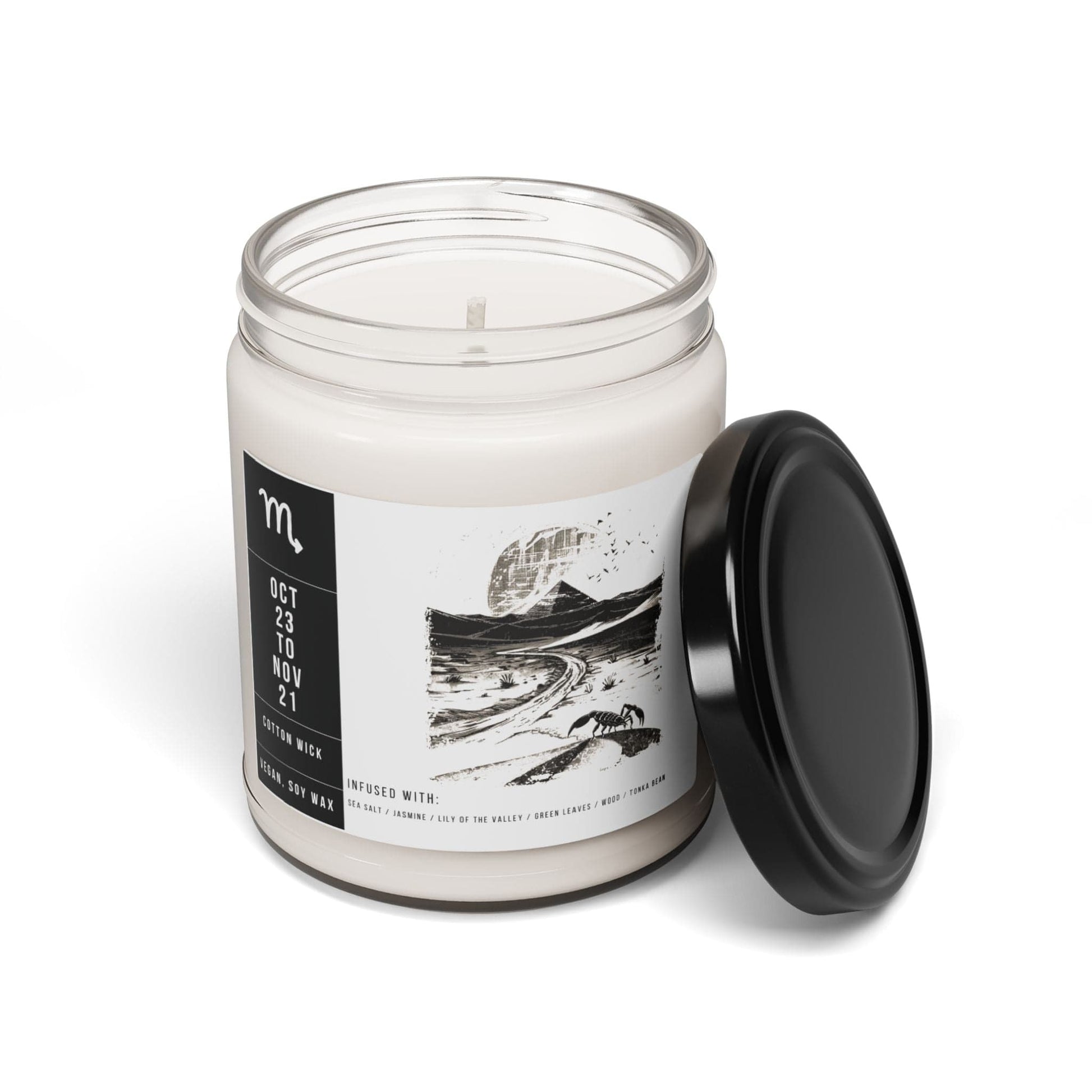 Home Decor Scorpio Zodiac Scented Soy Candle Collection – Shadows of the Scorpion