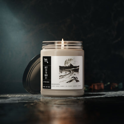 Home Decor Scorpio Zodiac Scented Soy Candle Collection – Shadows of the Scorpion