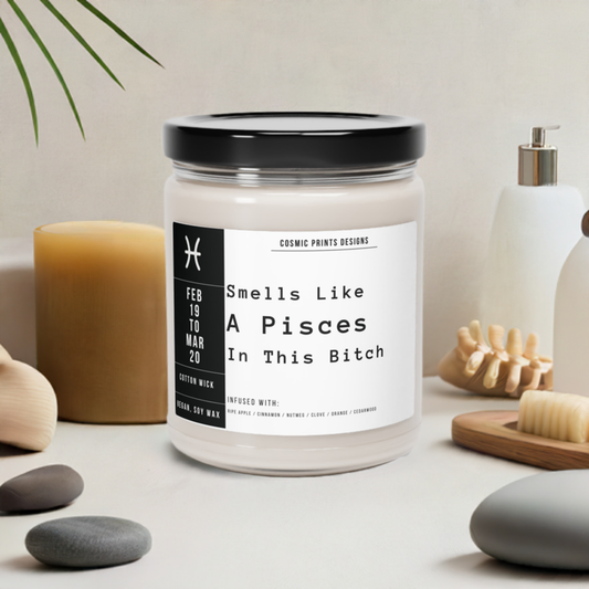 Home Decor Smells Like Pisces Candle – The Zodiac Collection