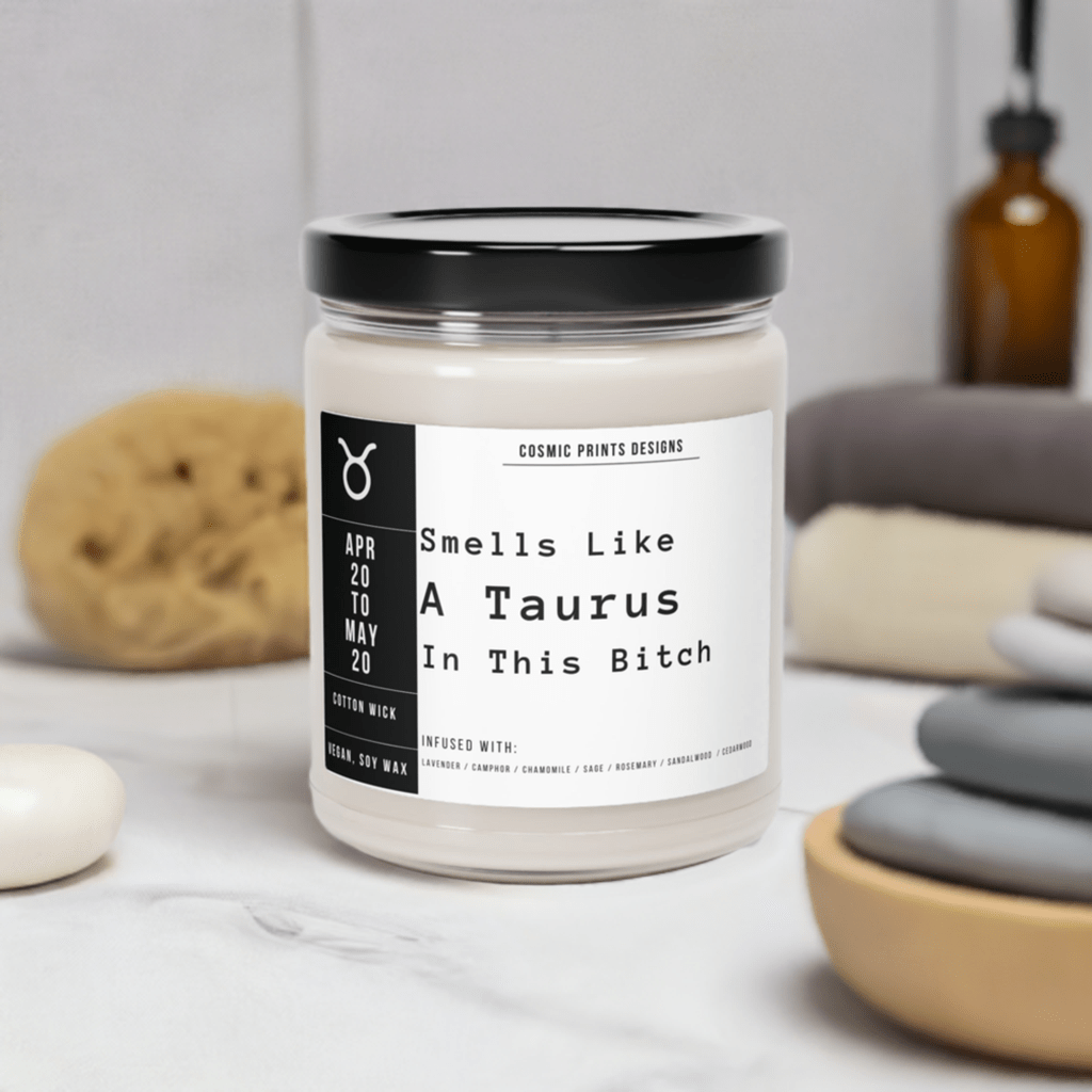 Home Decor Smells Like Taurus Candle – The Zodiac Collection
