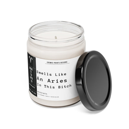 Home Decor Unique Aries Gift - Smells Like Aries Candle | Astrology & Zodiac Gifts