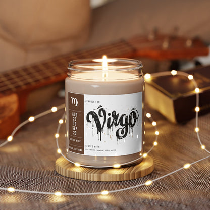 Home Decor Virgo Zodiac Scented Soy Candle Collection – Whisper of the Maiden