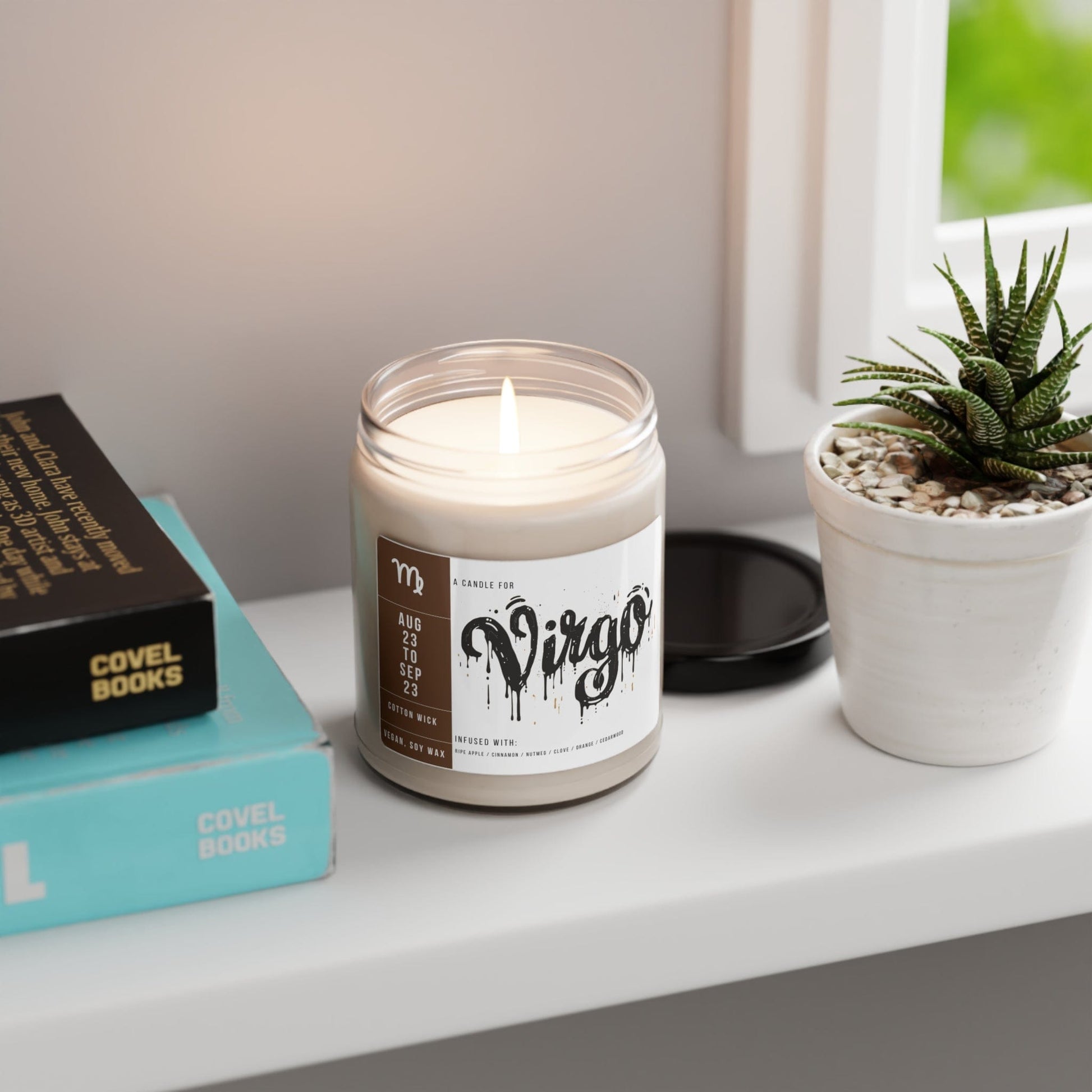 Home Decor Virgo Zodiac Scented Soy Candle Collection – Whisper of the Maiden