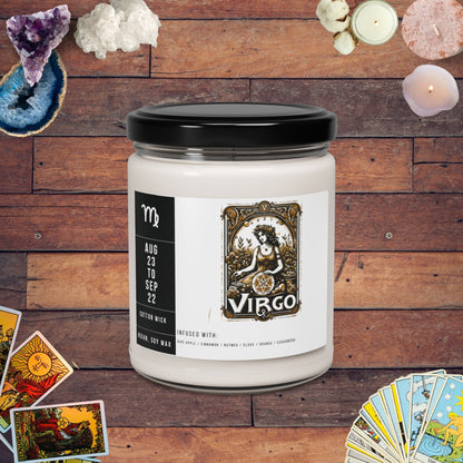 Home Decor Virgo Zodiac Scented Soy Candle Collection – Whisper of the Maiden