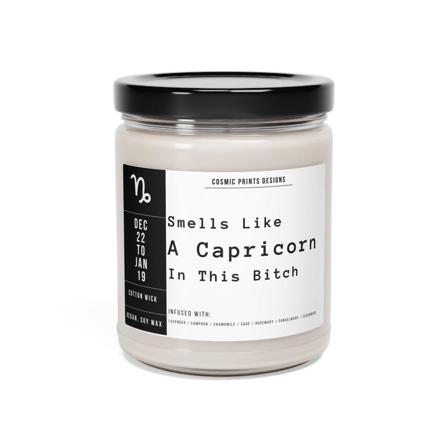 Home Decor White Sage + Lavender / 9oz Smells Like Capricorn Candle – The Zodiac Collection