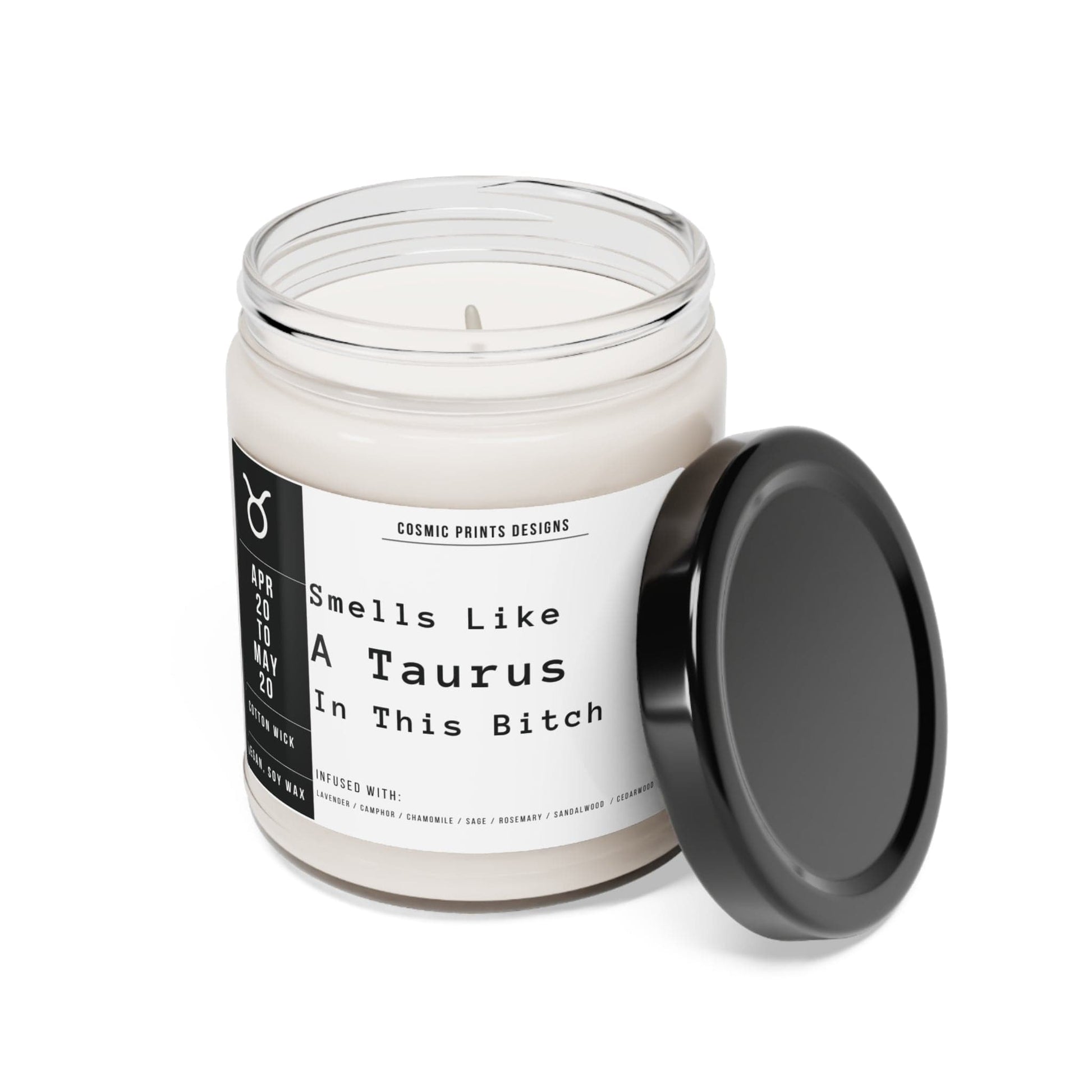 Home Decor White Sage + Lavender / 9oz Smells Like Taurus Candle – The Zodiac Collection